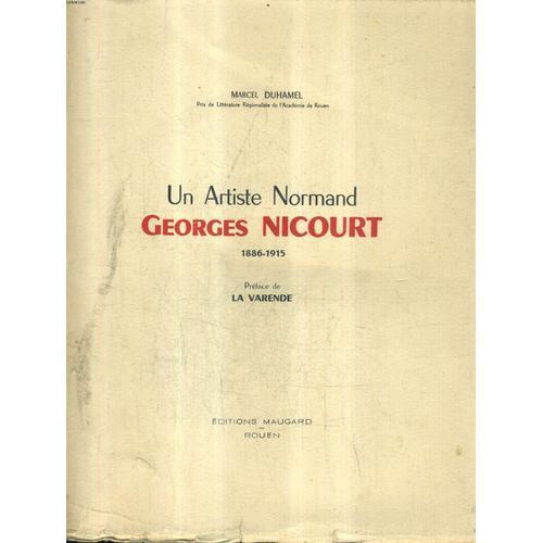 Un Artiste Normand Georges Nicourt 1886-1915. on Productcaster.