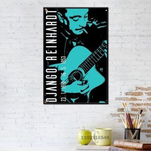 Affiche en toile Django Reinhardt affiche de peinture,mpression mur... on Productcaster.