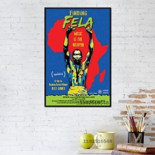 Affiche en toile Fela Kuti, peinture murale,mpression murale Poster... on Productcaster.