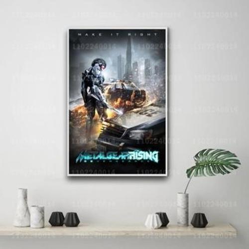 Affiche en toile Metal Gear Rising Revenguss Game,mpression murale ... on Productcaster.