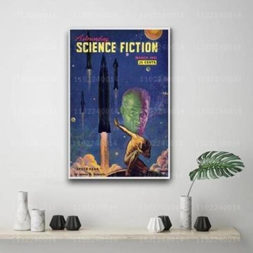 Affiche en toile du roman de science-fiction de science-fiction,mpr... on Productcaster.