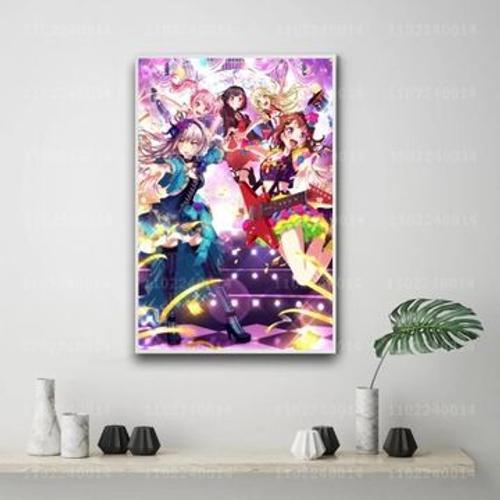 Affiche en toile d¿¿corative Bang Dream Anime,mpression murale Post... on Productcaster.