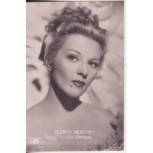 Carte Photo 5x7.3 Cm Ilona Massey (Republic Pictures) N°165 on Productcaster.