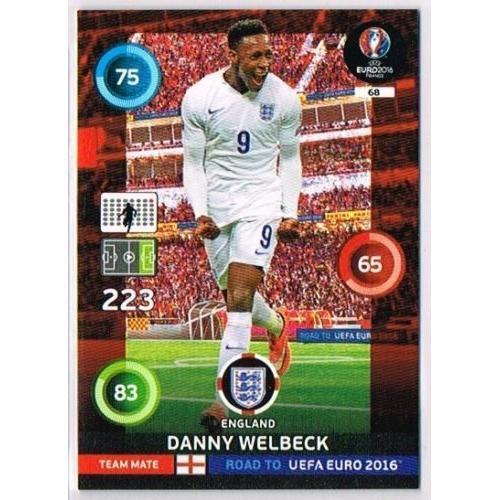 N°68 - Danny Welbeck - Grande Bretagne - Road To Euro 2016 - Uefa E... on Productcaster.