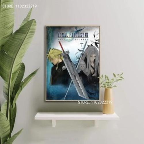 Affiche sur toile Final Fantasy VII XIV,mpression murale Poster pou... on Productcaster.