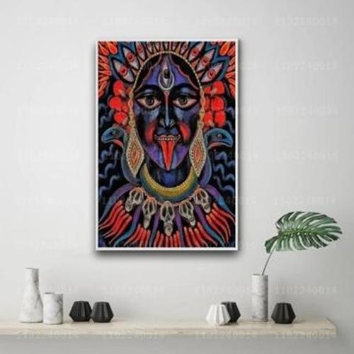 Affiche d¿¿corative en toile Maa Kali,mpression murale Poster pour ... on Productcaster.