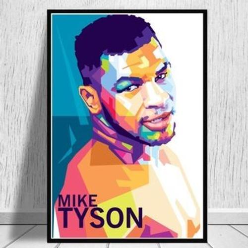 Tyson Fury affiche en toile affiche abstraite n,mpression murale Po... on Productcaster.