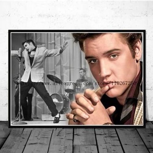 Affiche Elvis Presley sur toile - 0 plus grands succ¿¿s,mpression m... on Productcaster.