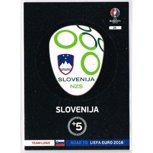 N°21 - Team Logo - Slovenie - Road To Euro 2016 - Uefa Euro 2016 - ... on Productcaster.