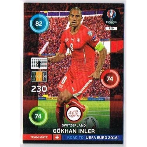 N°229 - Gökhan Inler - Suisse - Road To Euro 2016 - Uefa Euro 2016 ... on Productcaster.