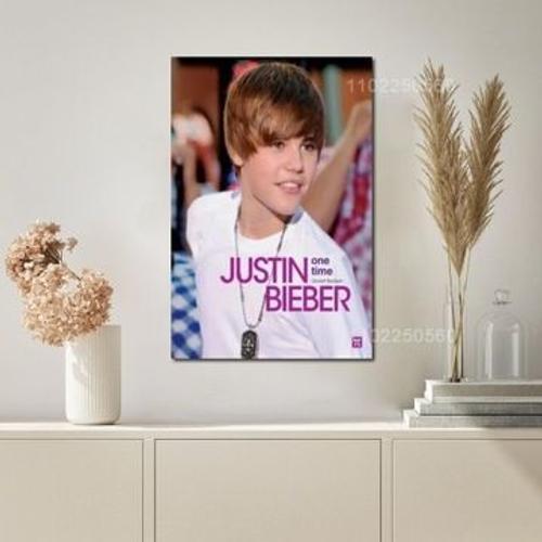 Affiche en toile de chanteur masculin Justin Bieber,mpression mural... on Productcaster.