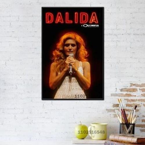 Dalida Affiche Peinture Art Mural,mpression murale Poster pour salo... on Productcaster.