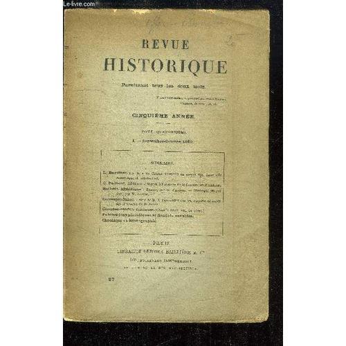 Revue Historique - Tome 14 / Sept.-Oct. 1880 : Les Juifs Du Combat ... on Productcaster.