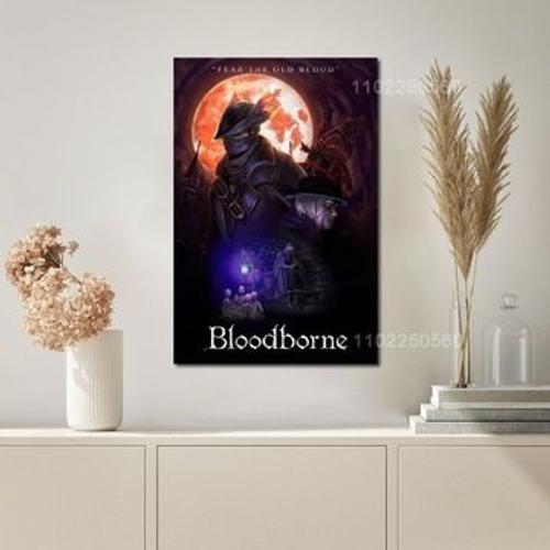 Affiche en toile de jeu vid¿¿o Bloodborne,mpression murale Poster p... on Productcaster.