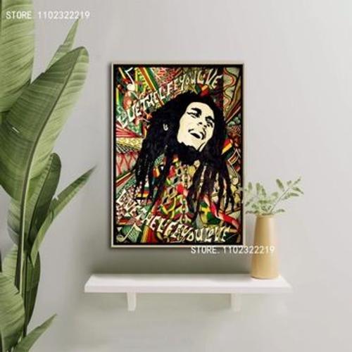 Affiche toile Bob Marley l¿¿gende affiche murale,mpression murale P... on Productcaster.