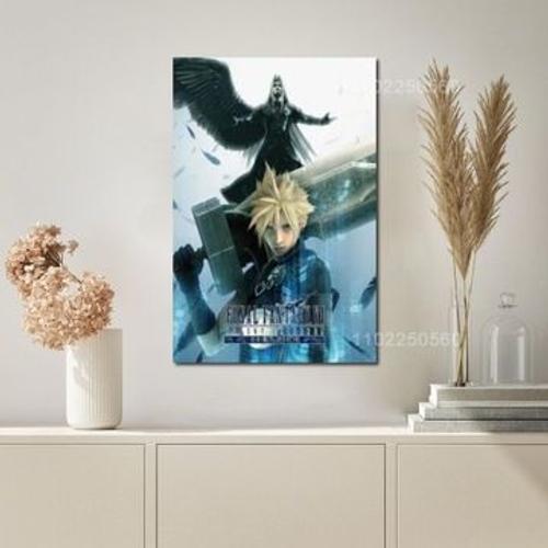 Affiche sur toile du jeu Final Fantasy VII XIV Remake,mpression mur... on Productcaster.