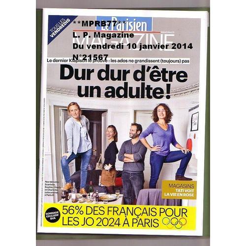 Parisien Magazine (Le) N° 21567 Du 10/01/2014 - Le Dernier Klapisch... on Productcaster.