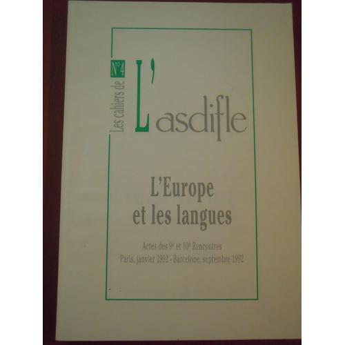 Les Cahiers De L'asdifle N°4 on Productcaster.