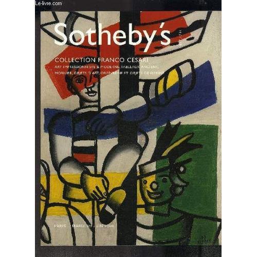 Sotheby's- Collection Franco Cesari- Art Impressionniste & Moderne,... on Productcaster.