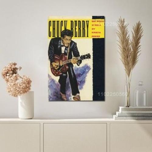 Chuck Berry Band Toile Affiche D¿¿coration Affiche,mpression murale... on Productcaster.