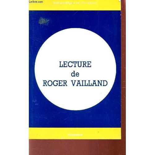 Lecture De Roger Vailland - Colloque De Reims - Novembre 1987 - on Productcaster.