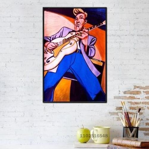 Brian Setzer Affiche Peinture Wal,mpression murale Poster pour salo... on Productcaster.