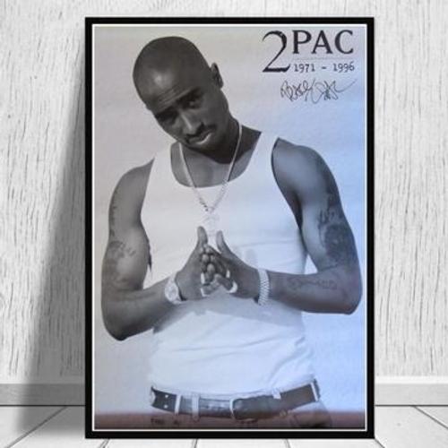 2PAC Tupac Shakur priant affiche en toile vectorielle,mpression mur... on Productcaster.