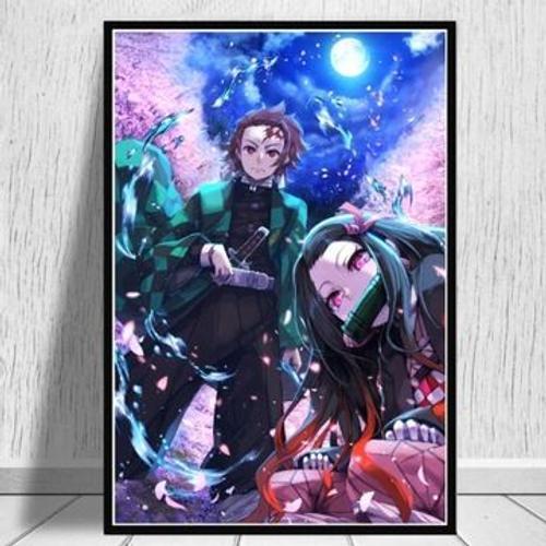 Affiche en toile, dessin anim¿¿ japonais Demon Slayer Mr.,mpression... on Productcaster.