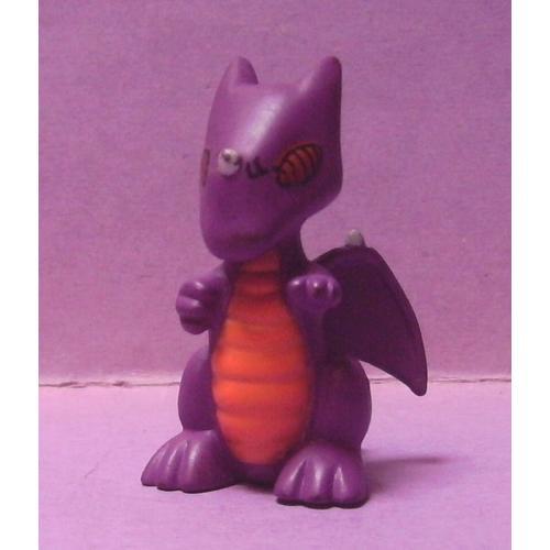 Figurine Mini Dino Ailé Violet Et Orange - Résine / Pvc - 1999 -W.P on Productcaster.