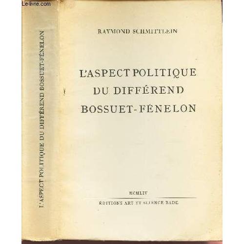 L'aspect Politique Du Differend Bossuet-Fenelon on Productcaster.