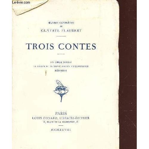 Trois Contes / Un Coeur Simple - La Legende De Saint Julien L'hosp... on Productcaster.