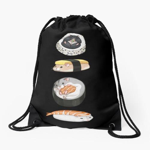 Sac à dos Hamsters nains sushi Sac à cordon pour le sport cadeau on Productcaster.