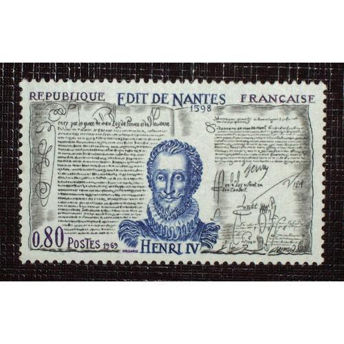 France N° 1618 Neuf Sans Charnière De 1969 - 80c « Henri Iv Et L Ed... on Productcaster.