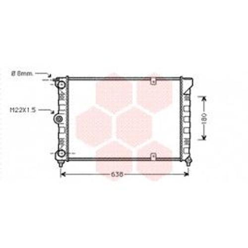 Radiateur Moteur Pour Volkswagen Passat Version : 1.6 Diesel - Hd D... on Productcaster.