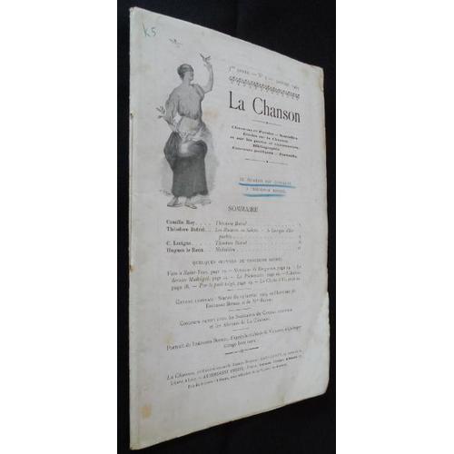 La Chanson, 3ème Année - N°1 - 1904 on Productcaster.