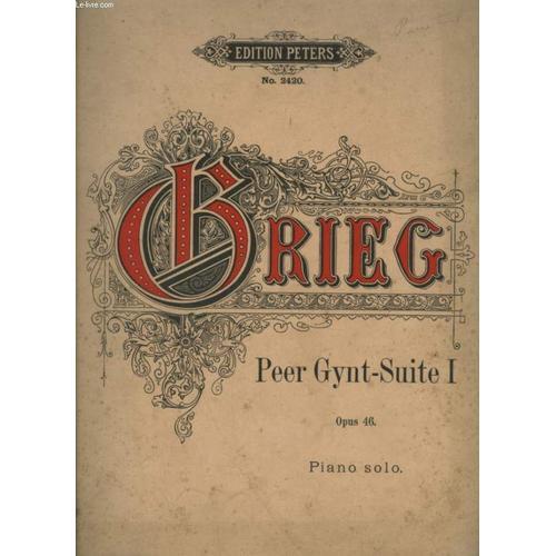 Peer Gynt-Suite 1 - Opus 46 - Piano Solo. on Productcaster.