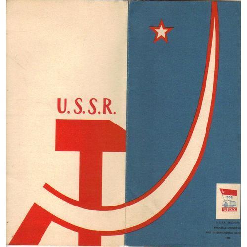 Depliant Russe / Urss, Pour L'exposition Internatioanle De Bruxelle... on Productcaster.