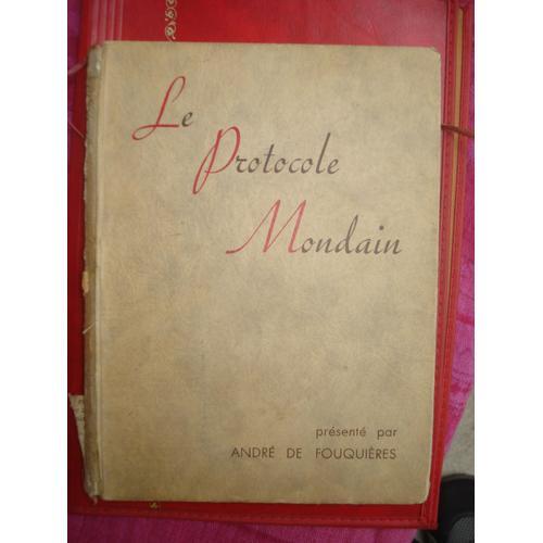 Le Protocole Mondain on Productcaster.