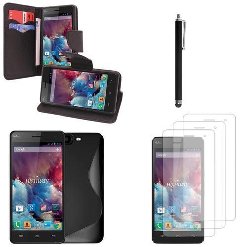 Wiko Highway / Highway 4g: Lot Coque Etui Housse Pochette Accessoir... on Productcaster.