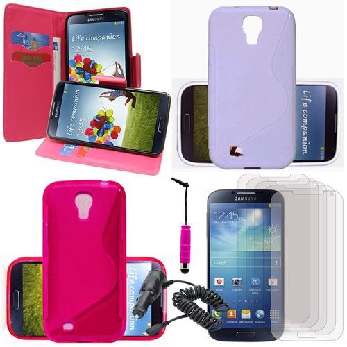 Samsung Galaxy S4 I9500/ I9505/ Value Edition I9515: Lot Coque Etui... on Productcaster.