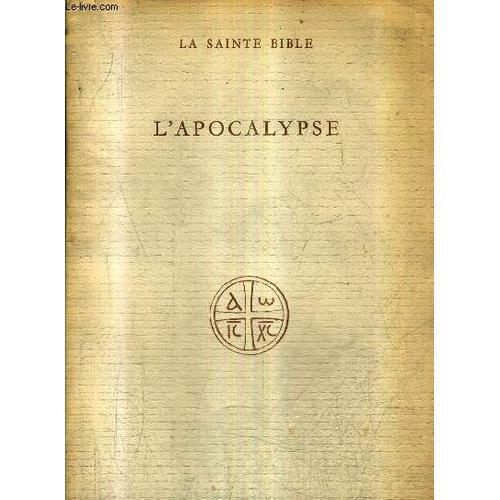 L'apocalypse - Collection La Sainte Bible. on Productcaster.