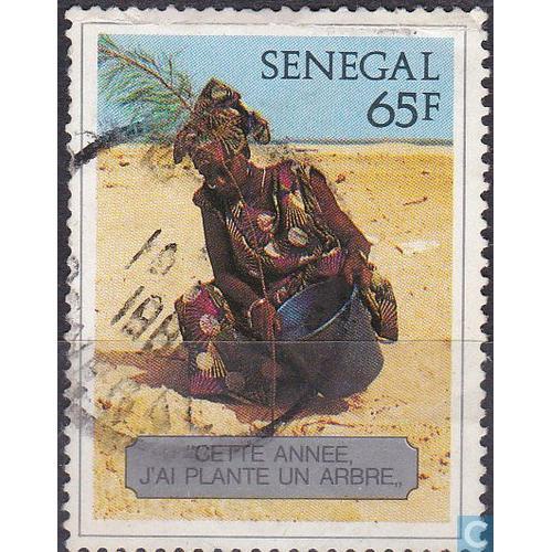 Senegal 1988 Annee Plantation Arbre 65 Francs on Productcaster.