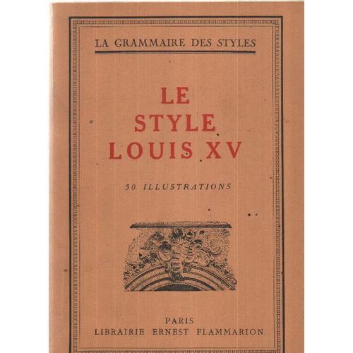 Le Style Louis Xv on Productcaster.