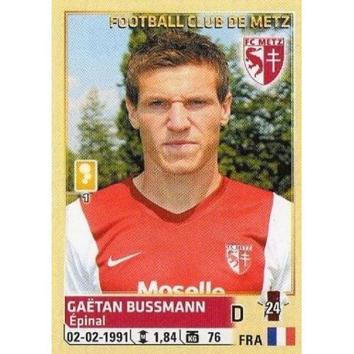 N° 246 - Image Panini Foot 2014 / 2015 - Gaetan Bussmann - Metz on Productcaster.