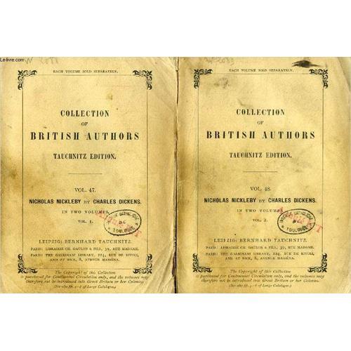 The Life And Adventures Of Nicholas Nickleby, 2 Volumes (Tauchnitz ... on Productcaster.