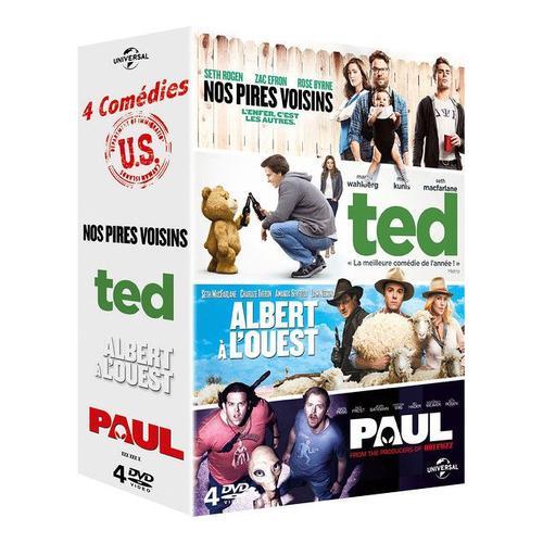 4 Comédies U.S. : Nos Pires Voisins + Ted + Albert À L'ouest + Paul... on Productcaster.