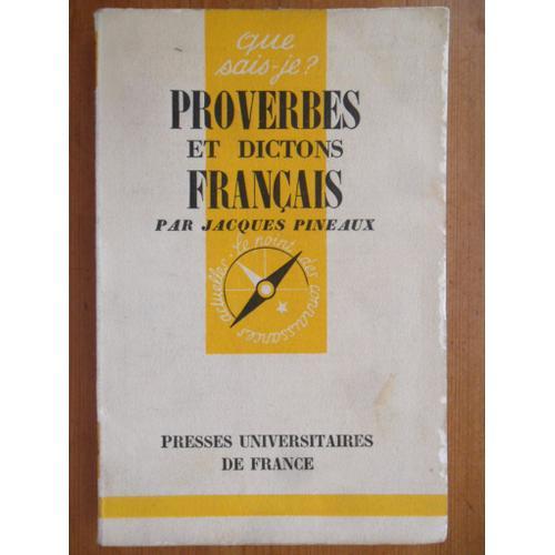 Proverbes Et Dictons Français - "Que Sais-Je ?" N° 706 (1ère Éditio... on Productcaster.