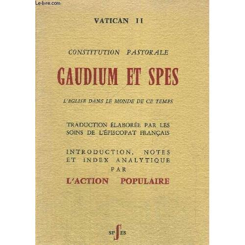 Vatican Ii - Constitution Pastorale - L Eglise Dans Le Monde De Ce... on Productcaster.