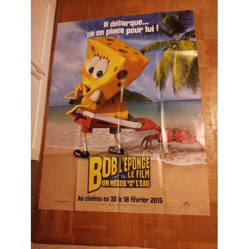 Bob L'eponge, Le Film, Un Héros Sort De L'eau Veritable Pré Affiche... on Productcaster.