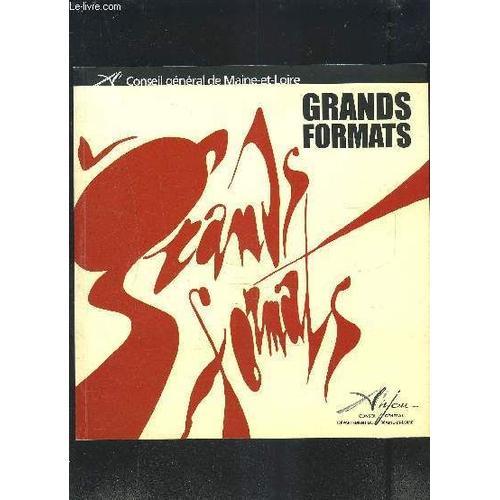 Catalogue D Exposition: Grands Formats- Salle Bessonneau A Angers- ... on Productcaster.